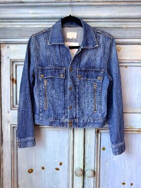 Marni x Current Elliott The Patch Pocket Denim Jacket size 2
